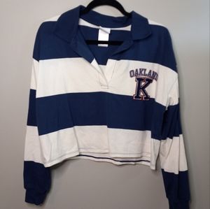 BOGO FREE❣️cropped long sleeved polo shirt